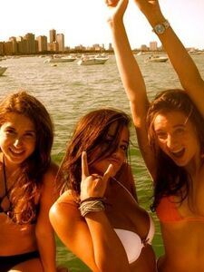Actress Chloe Bennett Bikini Outting Pics