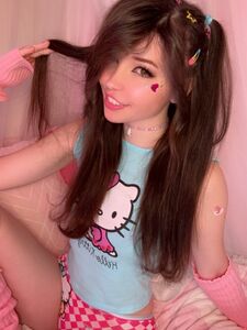 Fuites complètes de la chatte de Belle Delphine Hello Kitty