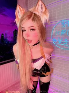 Belle Delphine Cosplay Ahri (Lol) Fotos de vagina nua espalhada Onlyfans