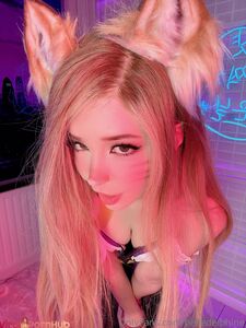 Belle Delphine Cosplay Ahri (Lol) Fotos de vagina nua espalhada Onlyfans