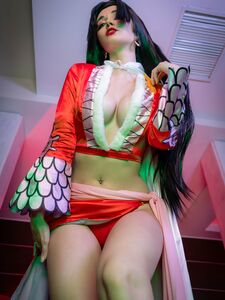 Aery Tiefling - Cosplay di Boa Hancock